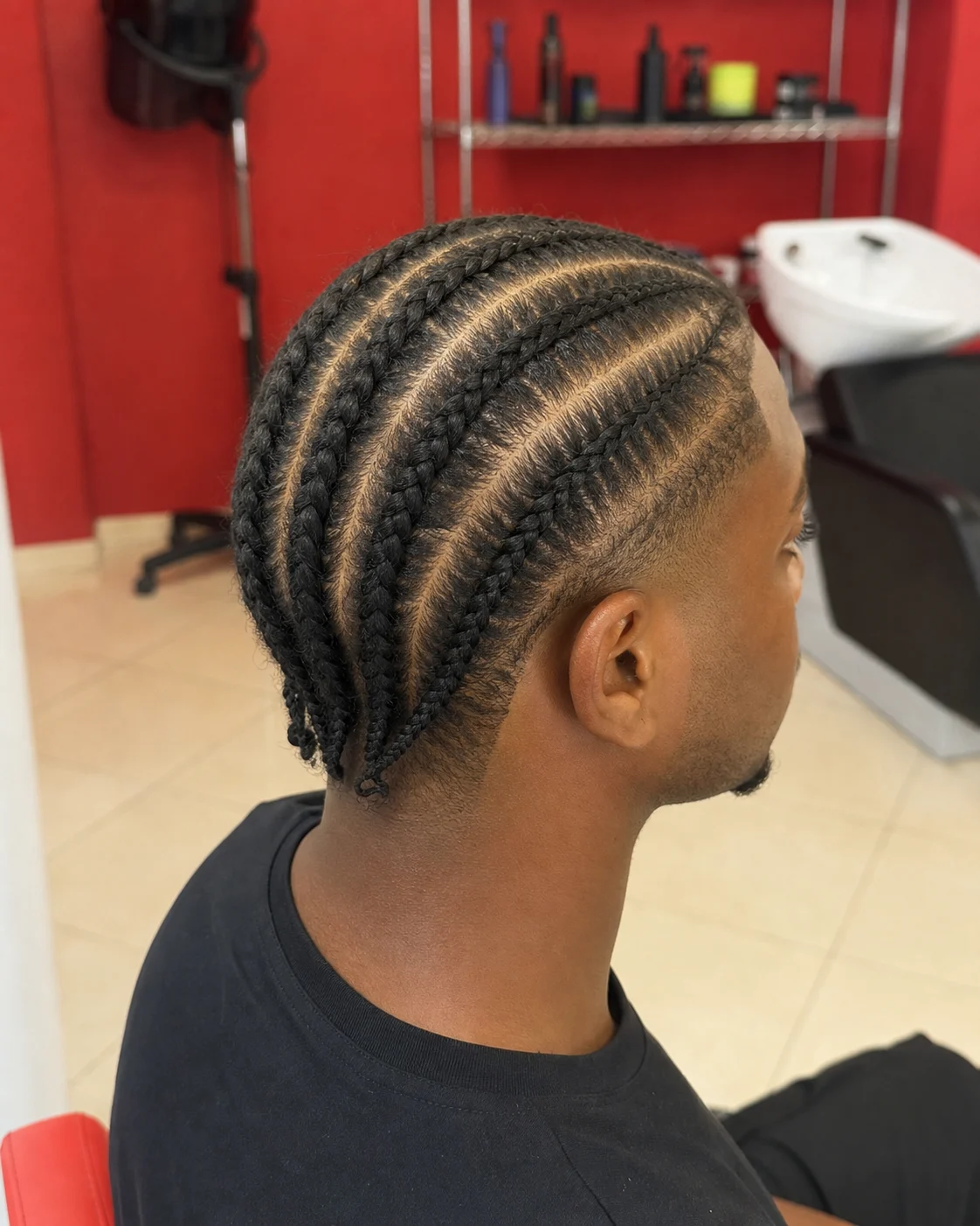 Cornrow uomo e styling protettivo su richiesta a La Chic Sondrio